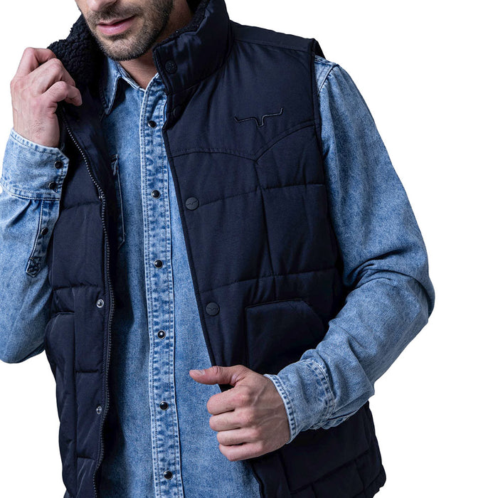 Kimes Ranch Men's Muir Trail Black Vest