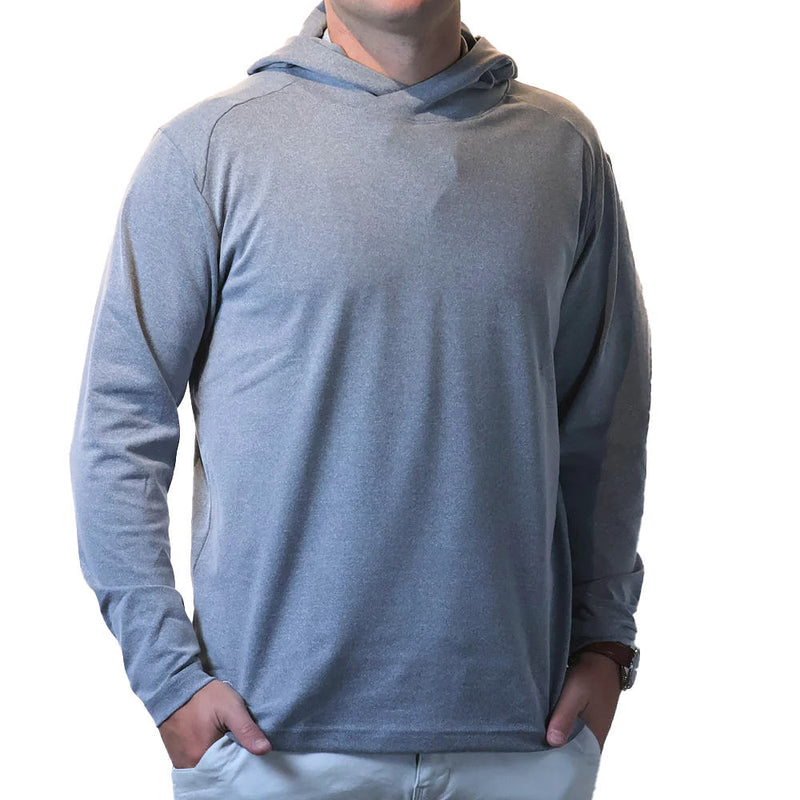 Cowboy Country Club Llc Men's Grey Mid Weight Hoodie