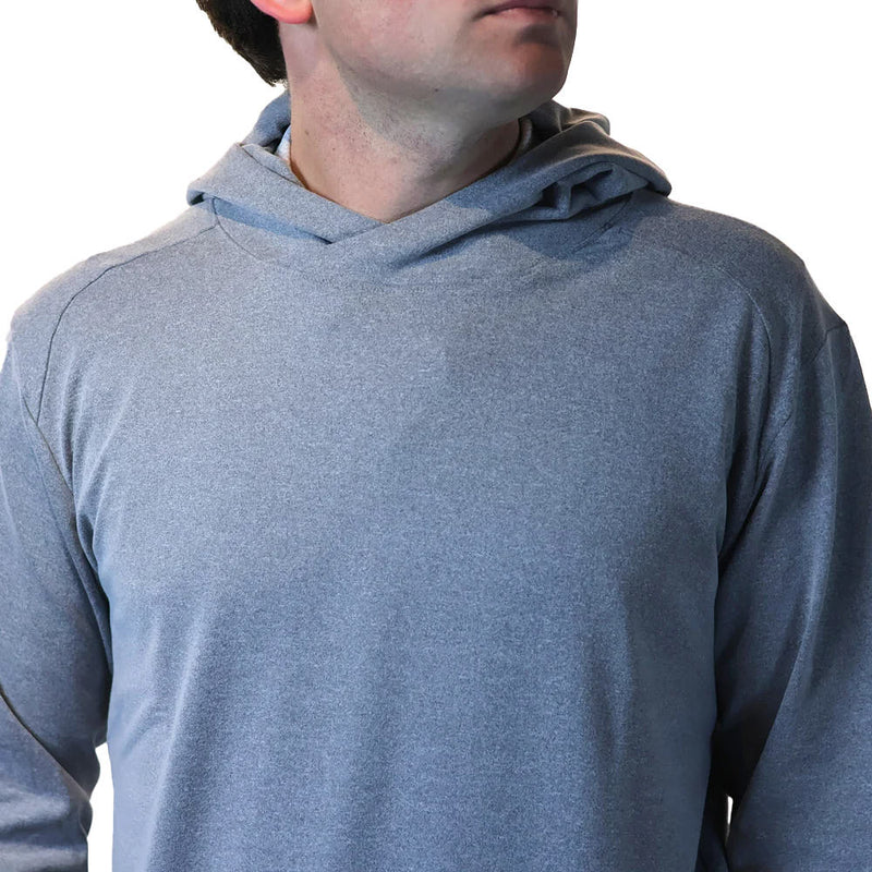 Cowboy Country Club Llc Men's Grey Mid Weight Hoodie