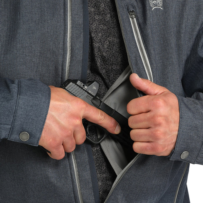 Cinch Men's Conceal Carry Bonded Navy Jacket