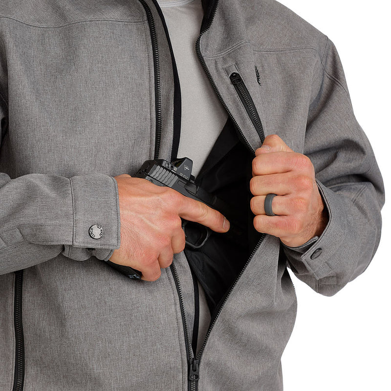 Cinch Men's Grey Concealed Carry Bonded Jacket