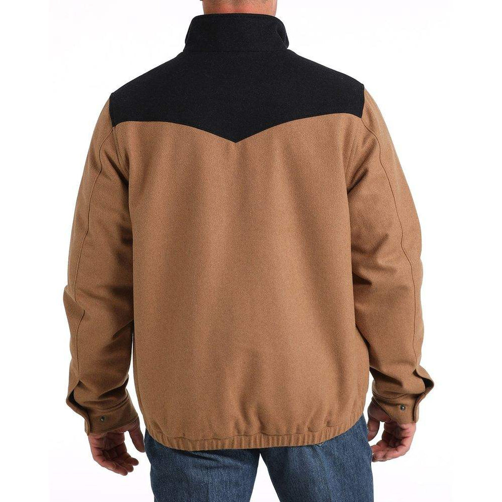 Cinch Men s Brown Western Yoke Jacket cinch-men-s-brown-western-yoke-jacket