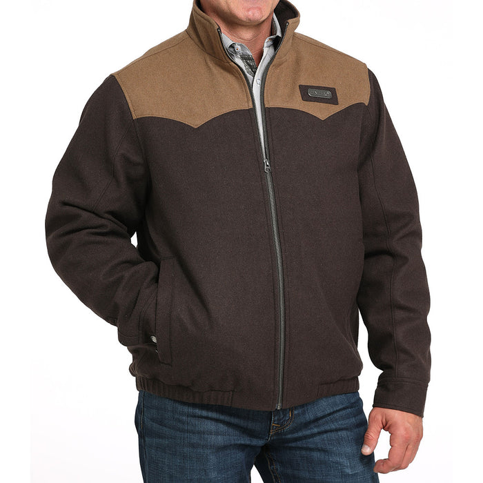 Cinch Men's Brown Wooly Conceal Carry Jacket