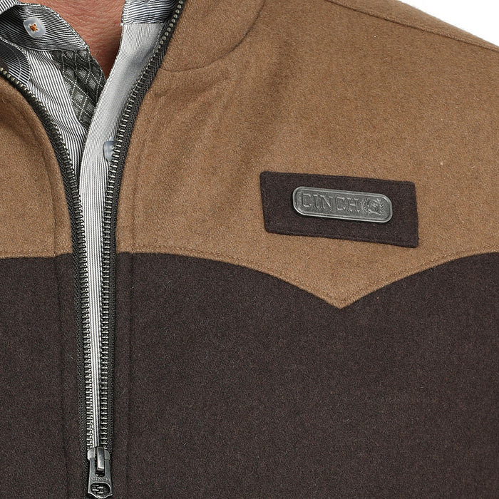 Cinch Men's Brown Wooly Conceal Carry Jacket