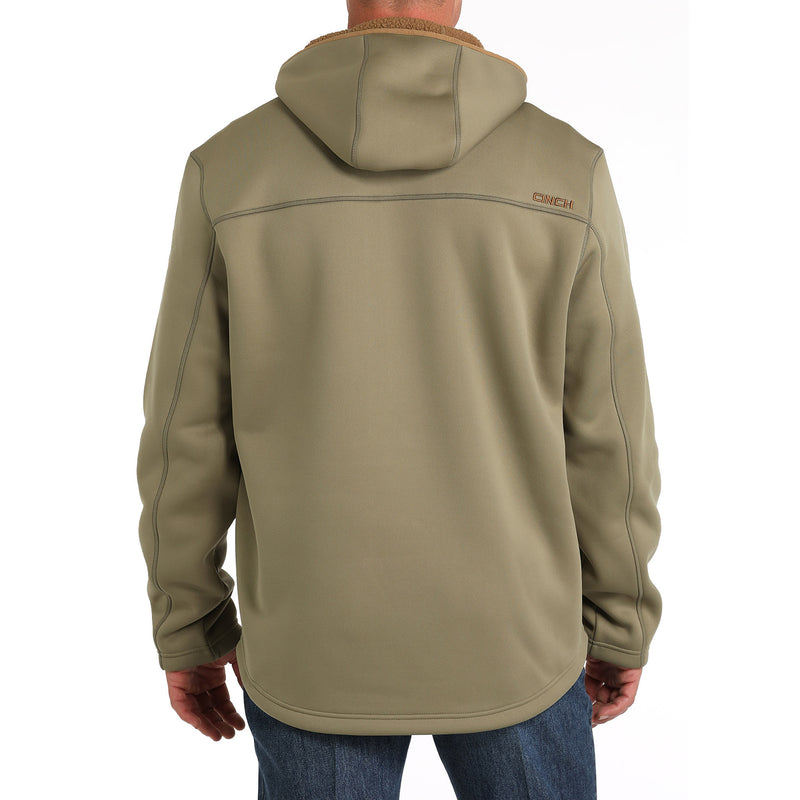 Cinch Men's Olive Sherpa Hoodie