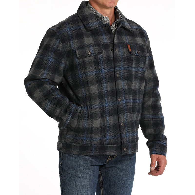Cinch Men's Plaid Twill Jacket