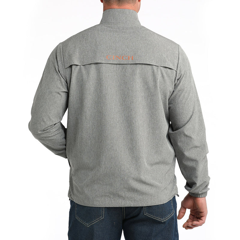Cinch Men's Grey Windbreaker Pull Over