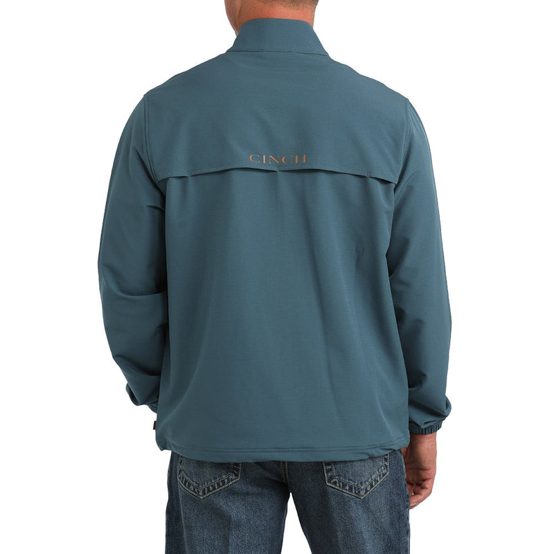 Cinch Men's Teal Windbreaker Pullover