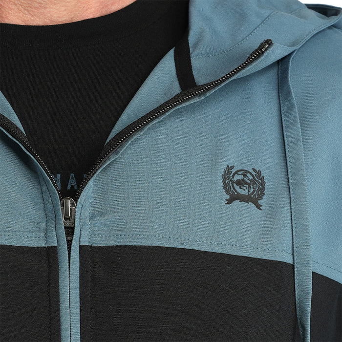 Cinch Men's Black & Blue Pullover Hoodie