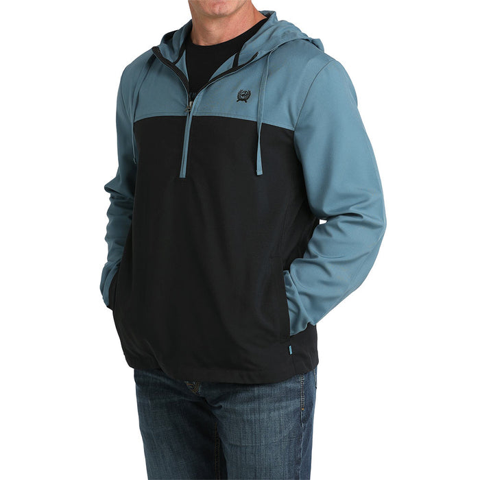 Cinch Men's Black & Blue Pullover Hoodie