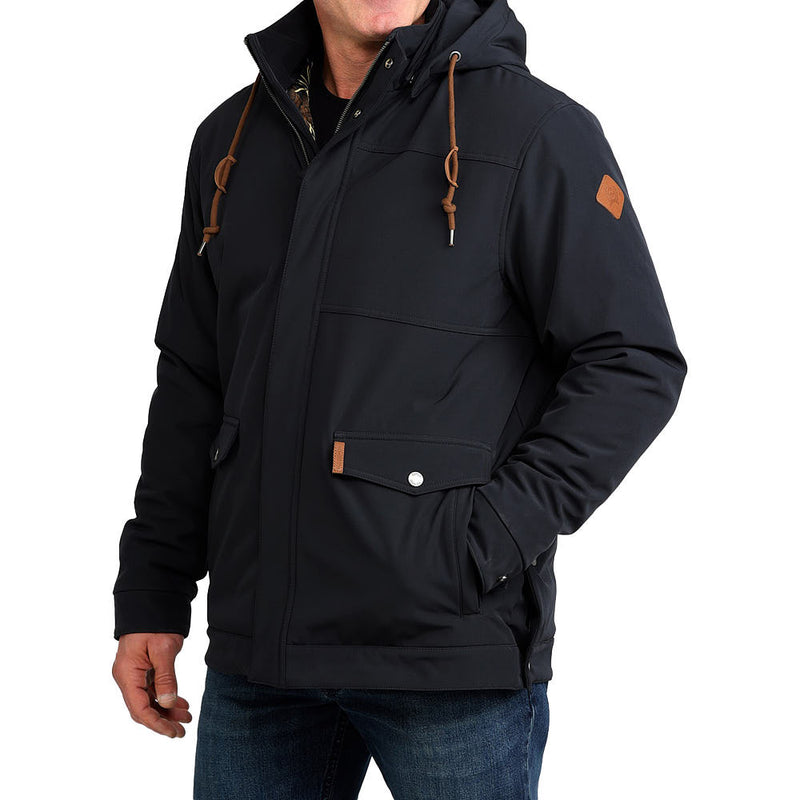 Cinch Men's Black 3/4 Bonded Jacket
