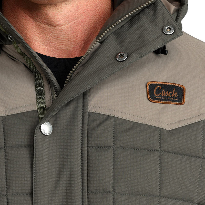 Cinch Men's Green Quilted Barn Coat