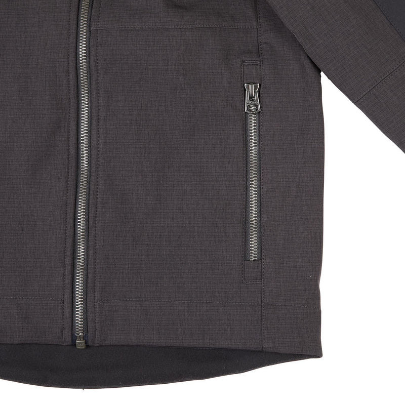 Cinch Boy's Brown Logo Sleeve Bonded Jacket