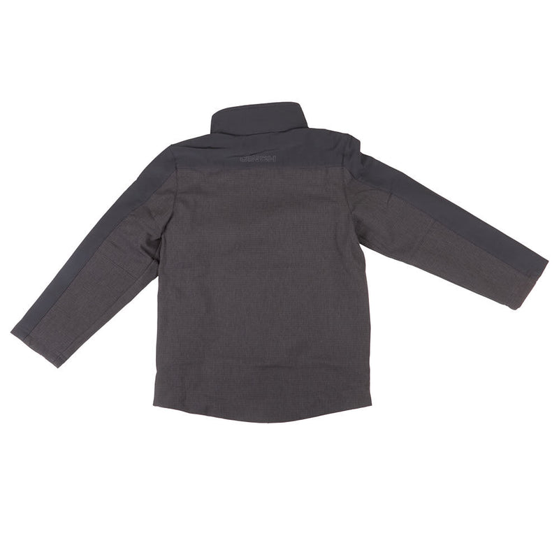 Cinch Boy's Brown Logo Sleeve Bonded Jacket