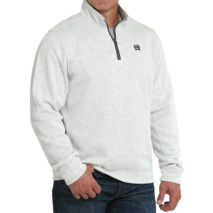 Cinch Men's 1/4 Zip Grey Pullover Sweater