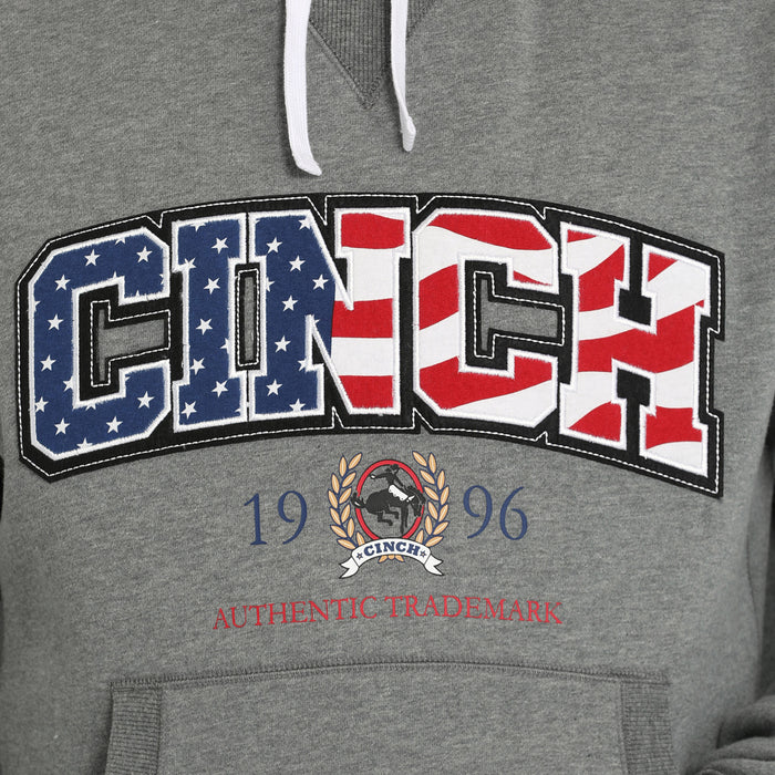 Cinch Men's Grey Hoodie
