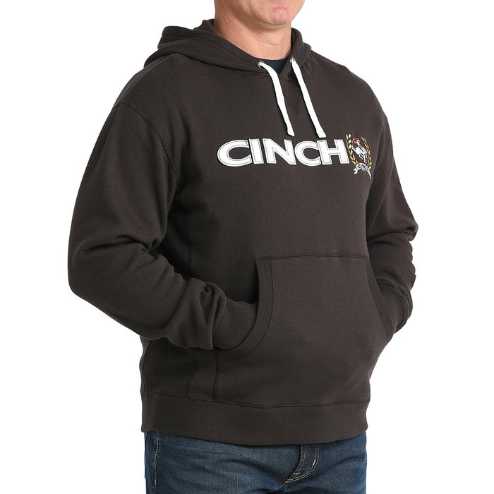 Cinch Men's Classic Brown Logo Hoodie