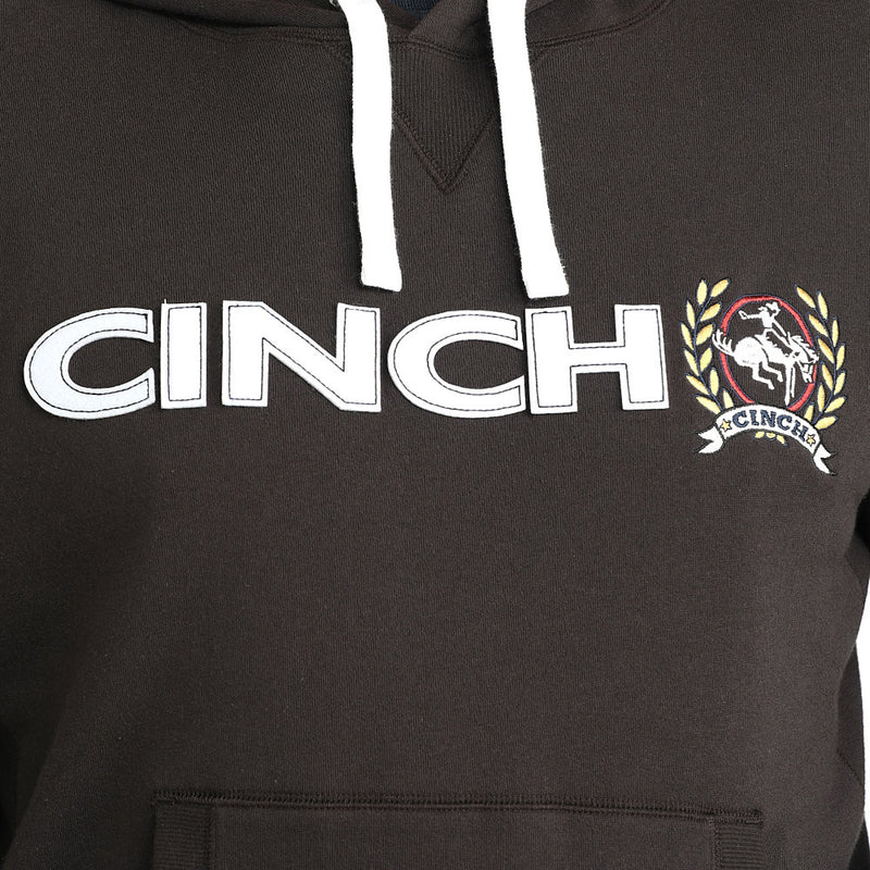 Cinch Men's Classic Brown Logo Hoodie