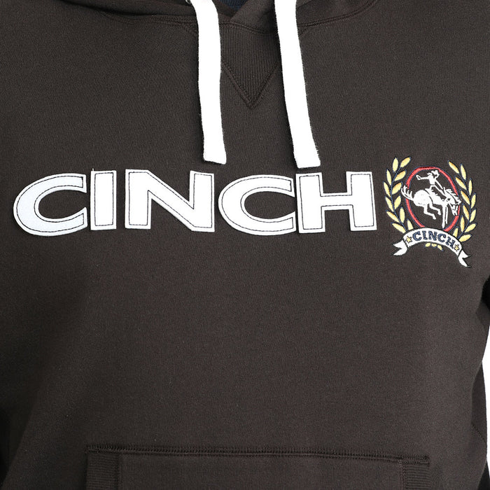 Cinch Men's Classic Brown Logo Hoodie