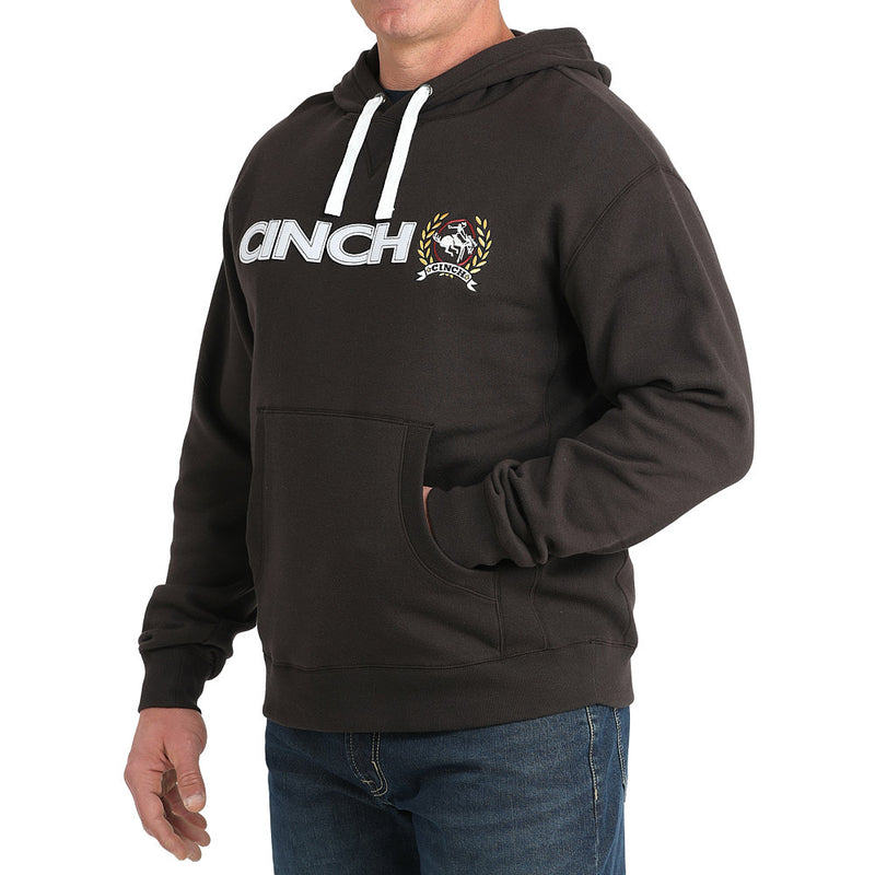 Cinch Men's Classic Brown Logo Hoodie