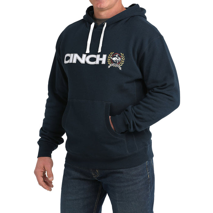 Cinch Men's Original Logo Navy Hoodie
