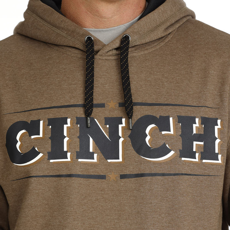 Cinch Men's Brown Logo Hoodie