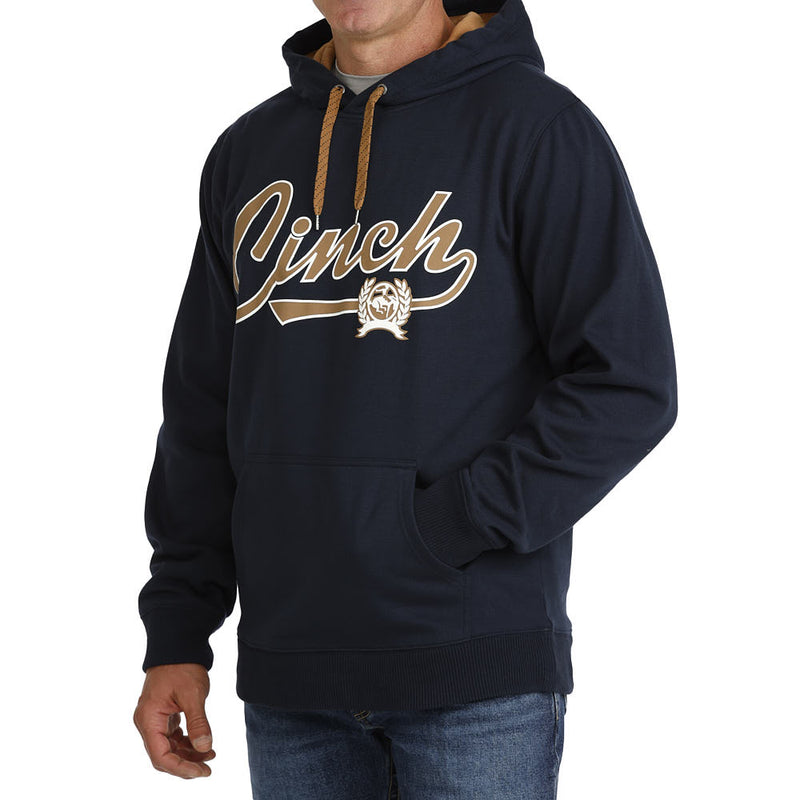 Cinch Men's Navy Logo Hoodie
