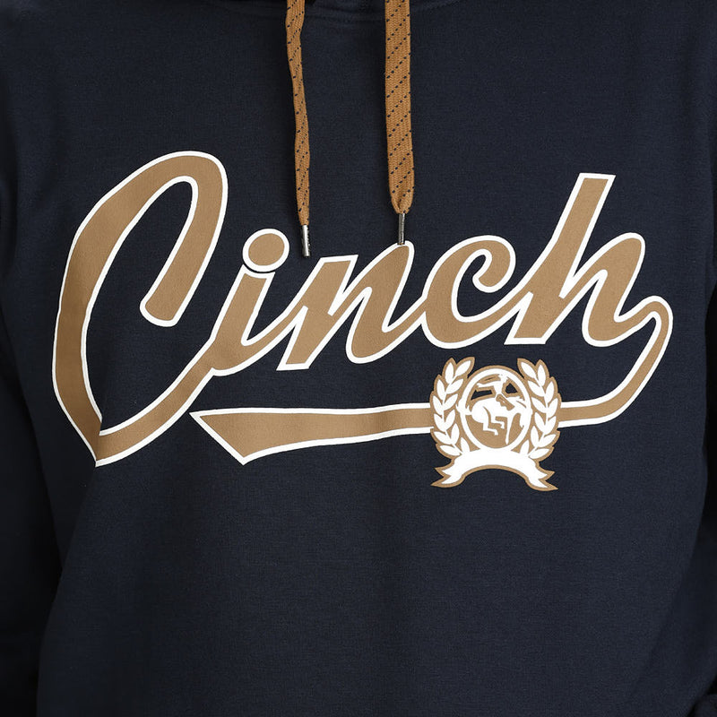 Cinch Men's Navy Logo Hoodie