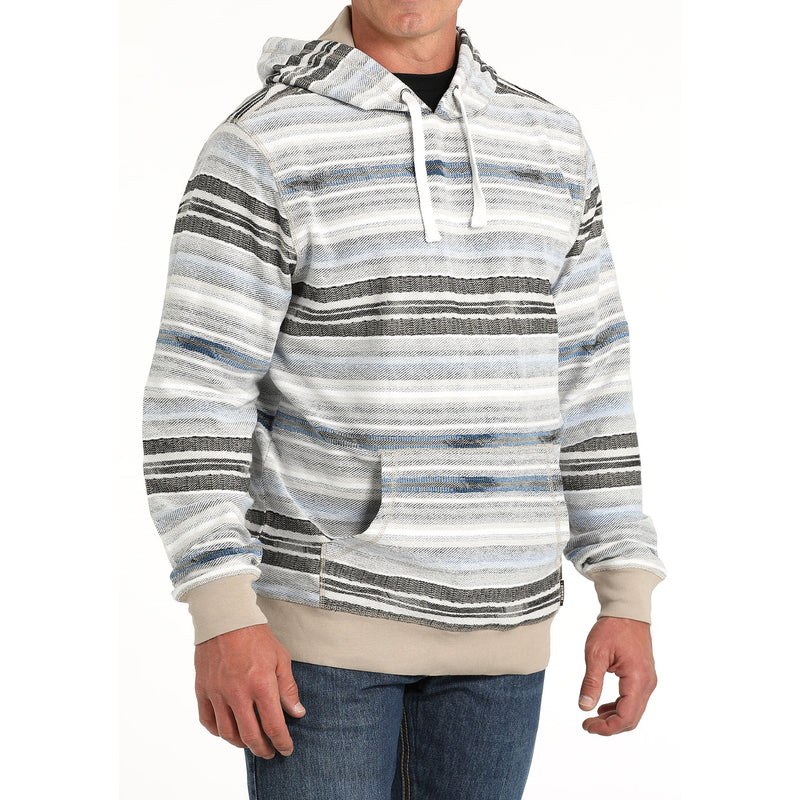 Cinch Men's French Terry Striped Hoodie