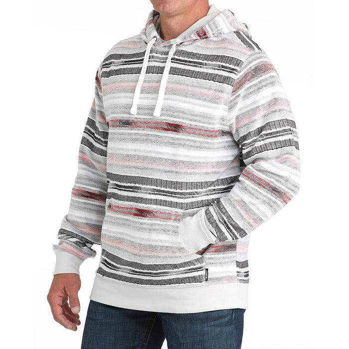 Cinch Men's Stripe Pullover Hoodie