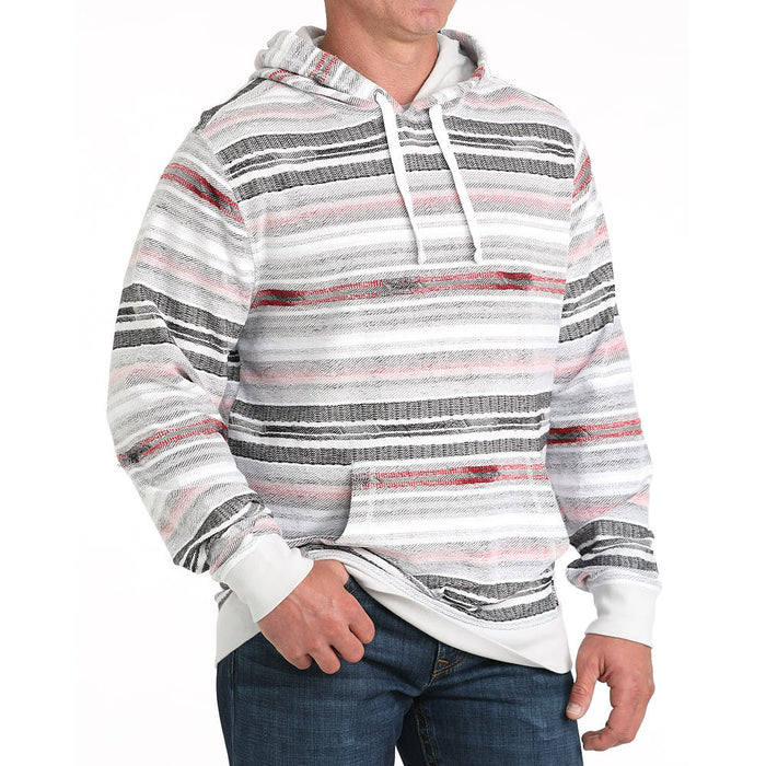 Cinch Men's Stripe Pullover Hoodie