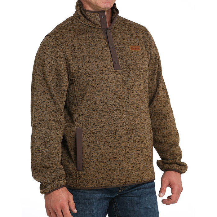 Cinch Men's Khaki Snap Pull Over