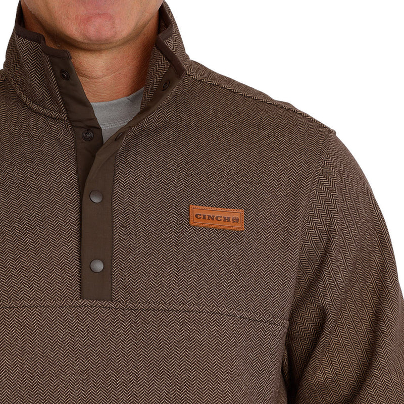 Cinch Men's Brown Pullover