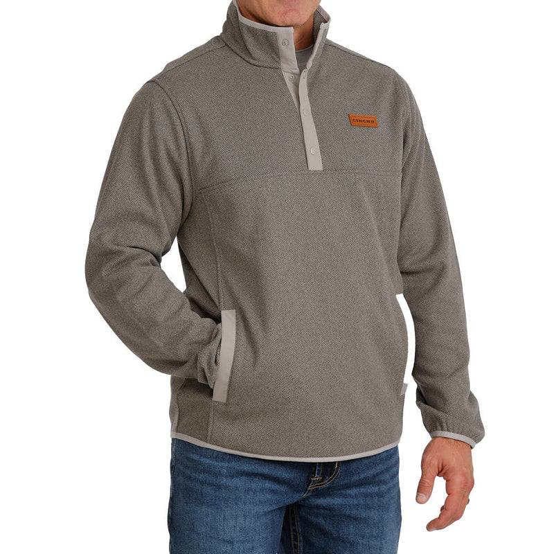 Cinch Men's Grey Pullover