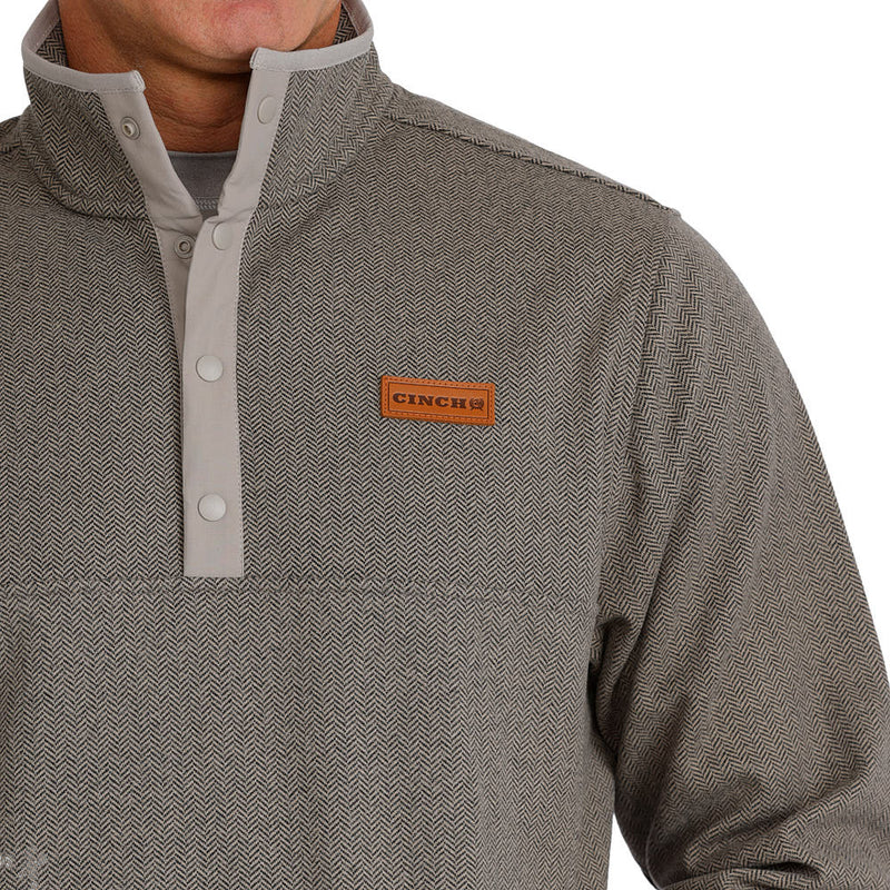 Cinch Men's Grey Pullover