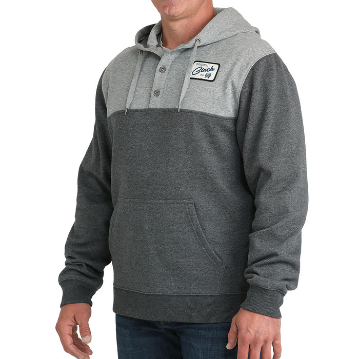 Cinch Men's Charcoal Pull Over Hoodie