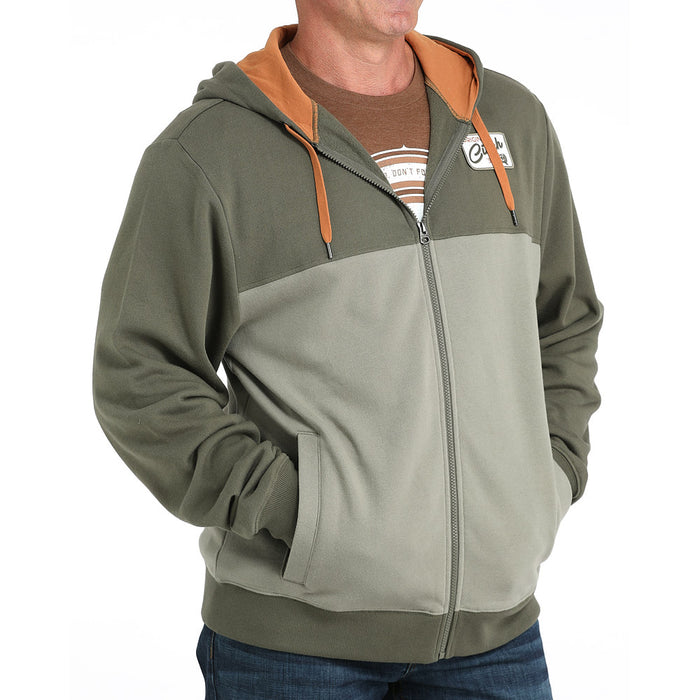 Cinch Men's Olive Full Zip Jacket