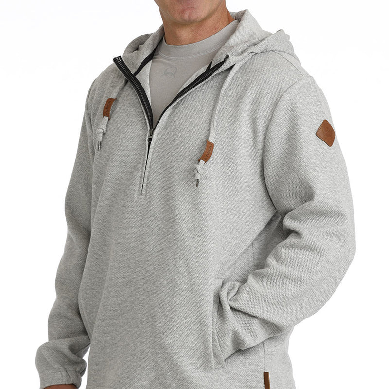 Cinch Men's Grey Pullover Hoodie