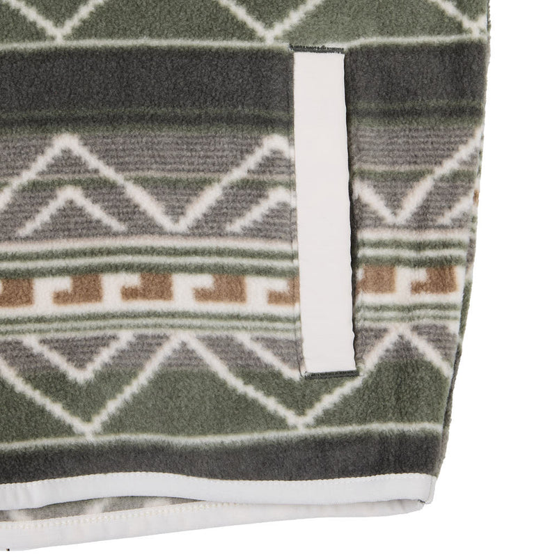 Cinch Boy's Olive Print Polar Fleece Pullover