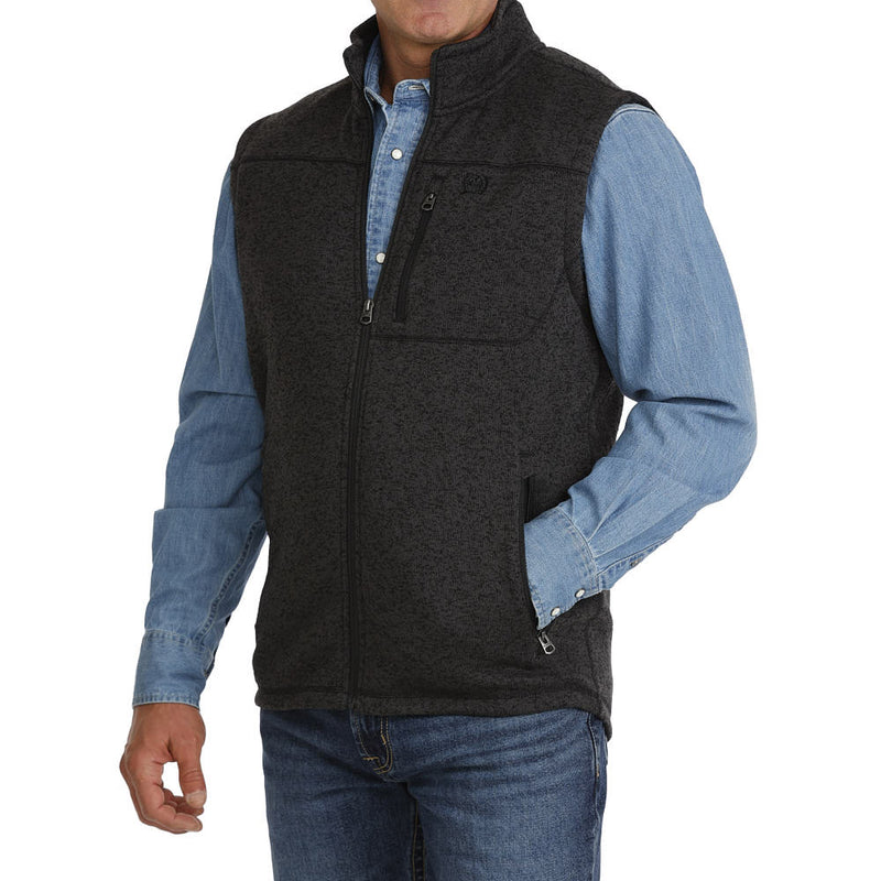 Cinch Men's Charcoal Sweater Vest