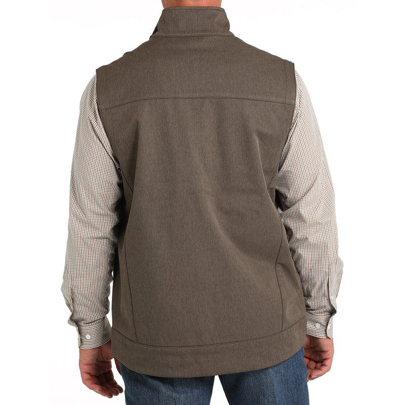 Cinch Men's Brown Softshell Vest