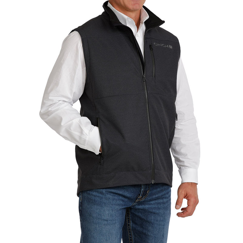 Cinch Men's Black Bonded Vest