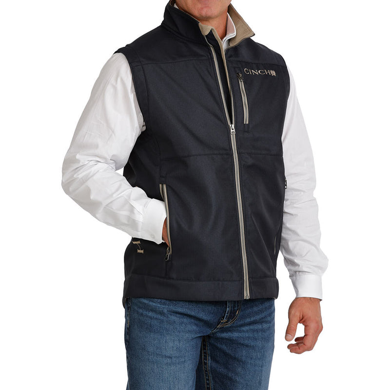 Cinch Men's Navy Bonded Vest