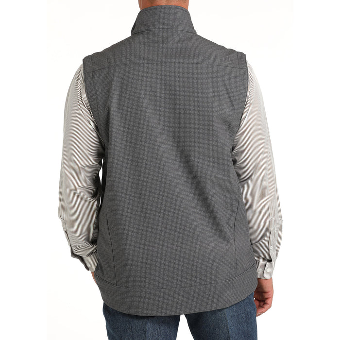 Cinch Men's Conceal Carry Grey Bonded Vest
