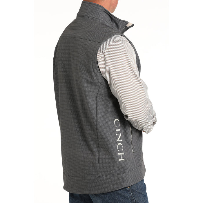 Cinch Men's Conceal Carry Grey Bonded Vest