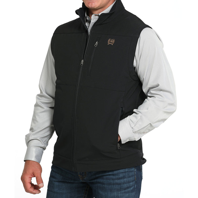 Cinch Men's Bonded Black Conceal Carry Vest