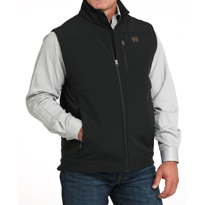 Cinch Men's Bonded Black Conceal Carry Vest