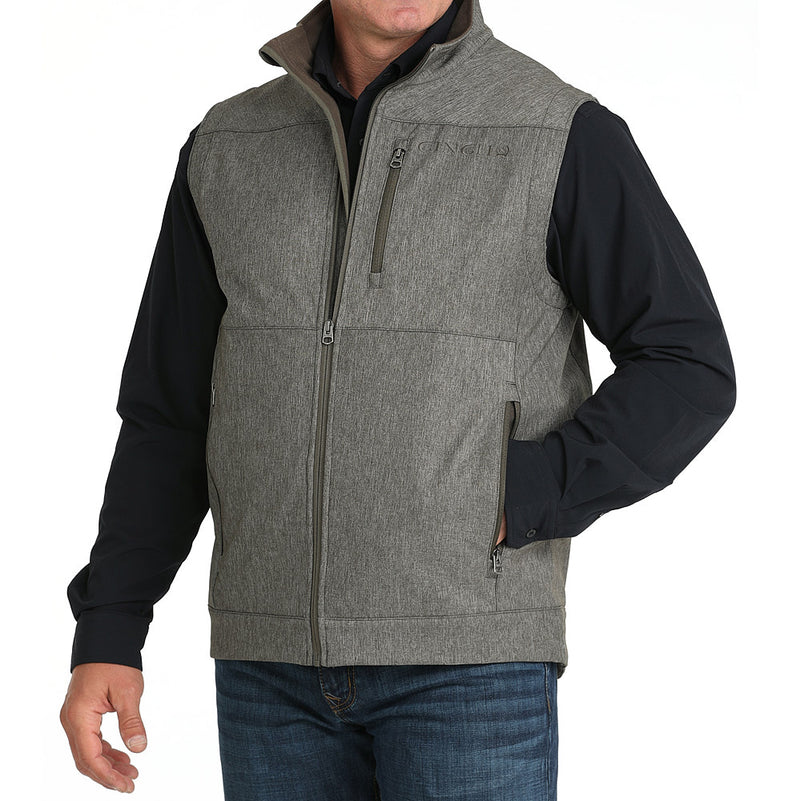 Cinch Men's Olive Bonded Conceal Carry Vest
