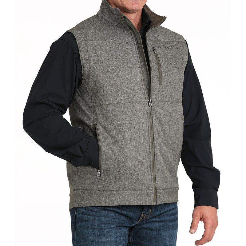 Cinch Men's Olive Bonded Conceal Carry Vest