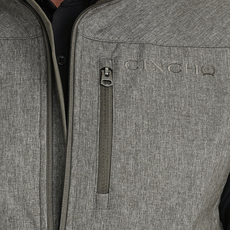 Cinch Men's Olive Bonded Conceal Carry Vest